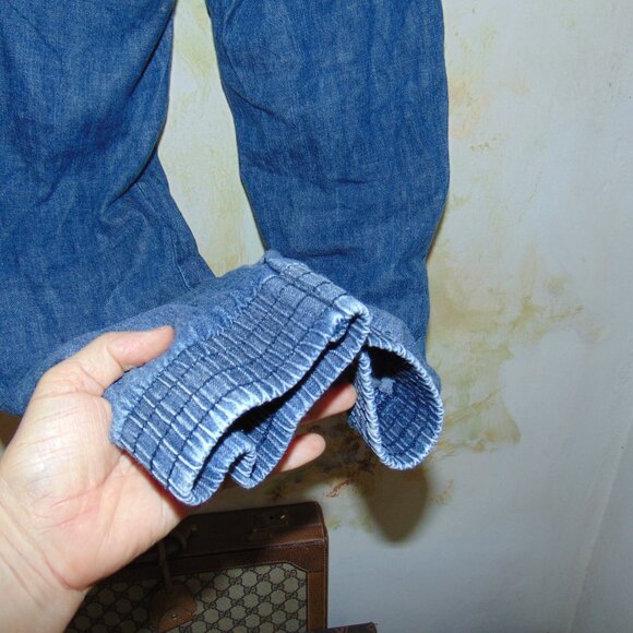 Wax Jean Premium Denim Joggers Jeans Womens Blue Boho Basic Capsule Wardrobe - Picture 7 of 9